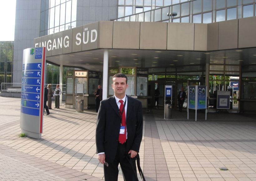 H SA Electronics επισκέπτεται την Έκθεση Security Essen το 2008 στη Γερμανία.