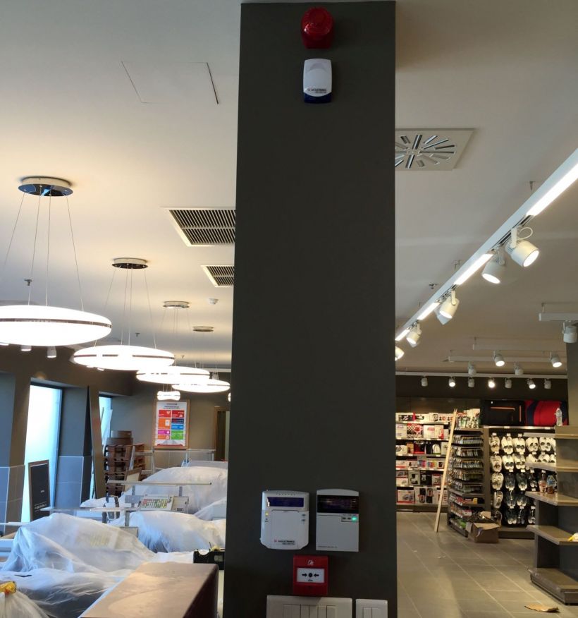 Μελέτη, εγκατάσταση Κλειστού Κυκλώματος Τηλεόρασης CCTV, Σύστημα Συναγερμού, Πυρανίχνευσης και Access Control