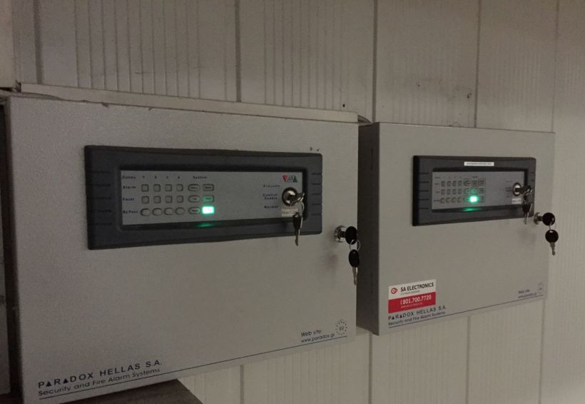 Μελέτη, εγκατάσταση Κλειστού Κυκλώματος Τηλεόρασης IP CCTV, Σύστημα Συναγερμού και Πυρανίχνευσης