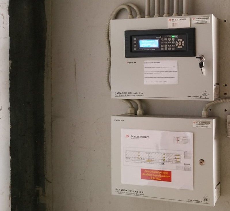 Μελέτη, εγκατάσταση Πυρανίχνευσης και Πυρόσβεσης Firepro