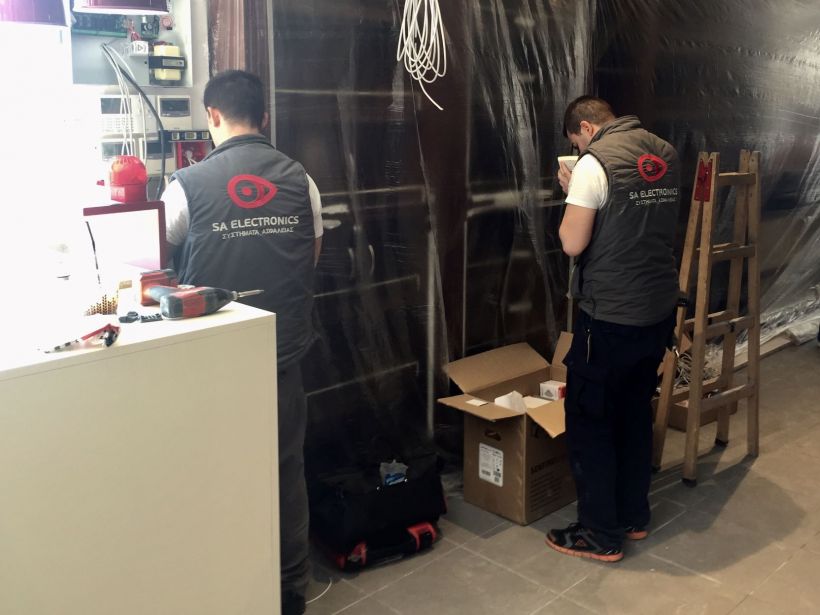 Μελέτη, εγκατάσταση Κλειστού Κυκλώματος Τηλεόρασης CCTV, Σύστημα Συναγερμού, Πυρανίχνευσης και Access Control