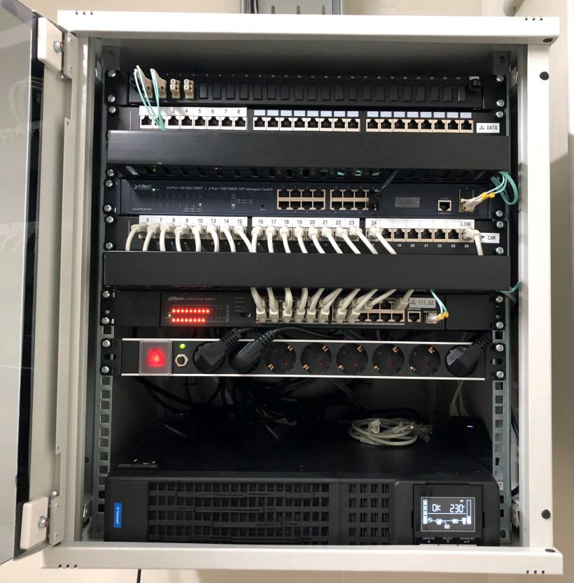 Μελέτη, εγκατάσταση Κλειστού Κυκλώματος Τηλεόρασης IP CCTV και Δίκτυο Οπτικών Ινών