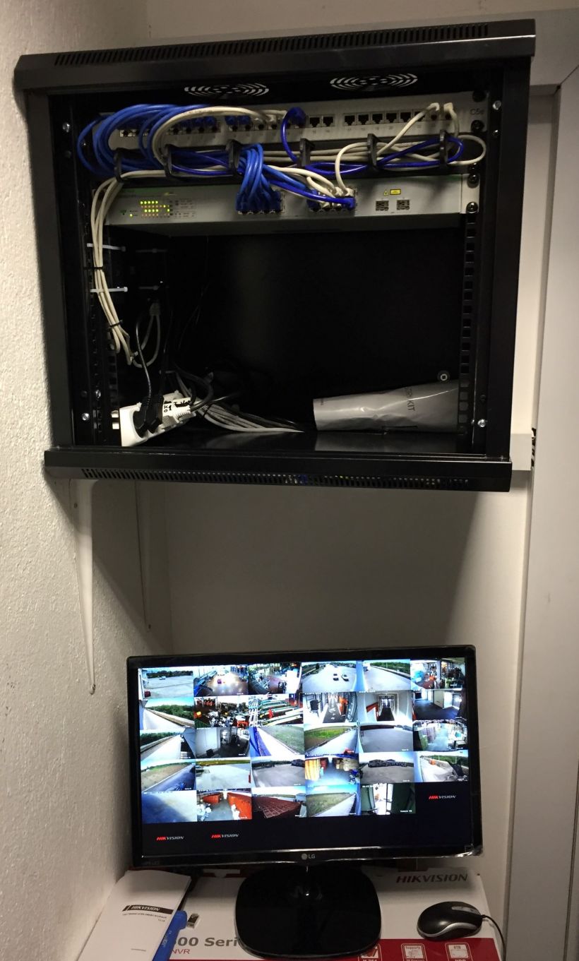 Μελέτη, εγκατάσταση Κλειστού Κυκλώματος Τηλεόρασης IP CCTV και Σύστημα Συναγερμού