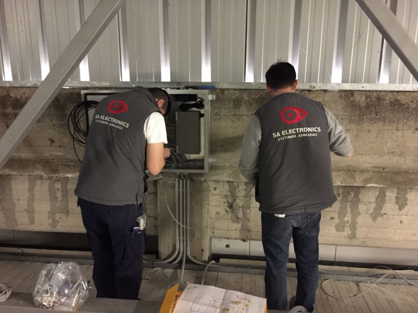 Μελέτη, εγκατάσταση Κλειστού Κυκλώματος Τηλεόρασης IP CCTV και Οπτικών Ινών