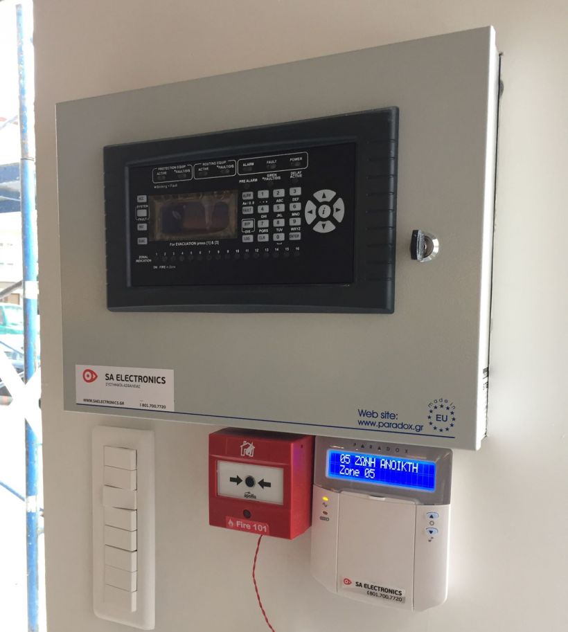 Μελέτη, εγκατάσταση Κλειστού Κυκλώματος Τηλεόρασης CCTV, Σύστημα Συναγερμού, Πυρανίχνευσης και Access Control