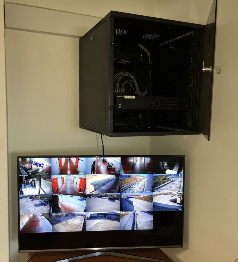 Μελέτη, εγκατάσταση Κλειστού Κυκλώματος Τηλεόρασης IP CCTV και Σύστημα Συναγερμού