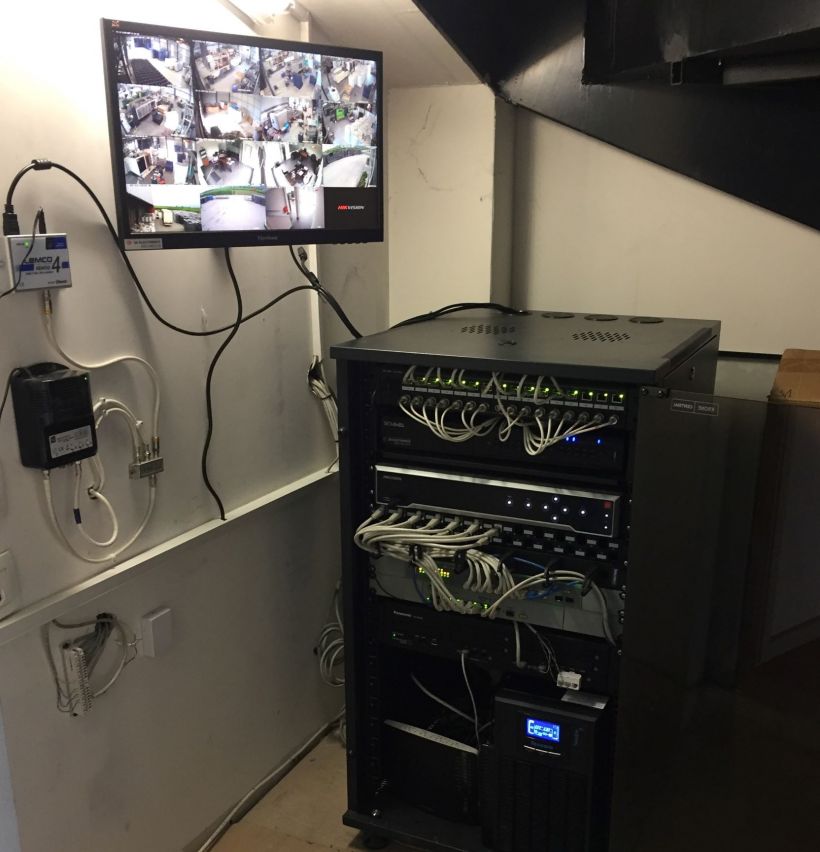 Μελέτη, εγκατάσταση Κλειστού Κυκλώματος Τηλεόρασης IP CCTV και Σύστημα Συναγερμού