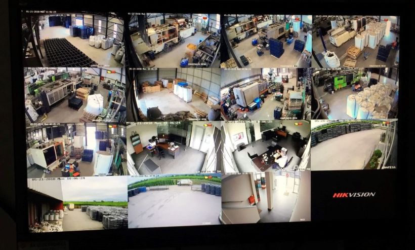 Μελέτη, εγκατάσταση Κλειστού Κυκλώματος Τηλεόρασης IP CCTV και Σύστημα Συναγερμού